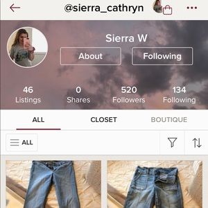 My best friend has a poshmark! Go check her out 😊
